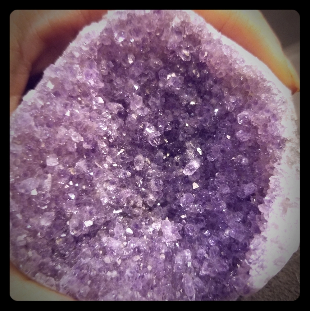 Small amethysts cathedral